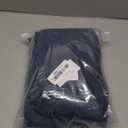 ebossy Women's Denim Harem Pants Elastic Waist Pleated Wide Leg Baggy Jeans (XX-Large, Blue)