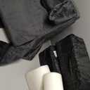 ENITYA Back Pillow for Bed Sitting up, 19" Reading Pillow for Sitting in Bed Adult, Back Support Pillow with Arms for Watching TV/Reading/Gaming/Resting, Medium(Black)