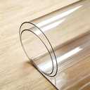 PVC Table Cover Protector 39IN x 59IN, 1.5mm Thick Waterproof Plastic Table Cover, Anti-Scratch Table Protector for Dining Room, Vinyl Table Pad Mat for Home Decor, Bar, Office, Hotel, Cafe