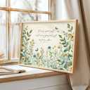 Christian Floral Scripture 16x24in