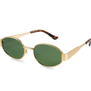 livho 2025 Trendy Oval Sunglasses - Stylish Polarized Shades for Everyday - Retro Metal Frames