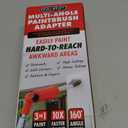 Multi-Angle Paint Brush Extender - High Ceiling Paint Edger Tool, Extension Pole Attachments