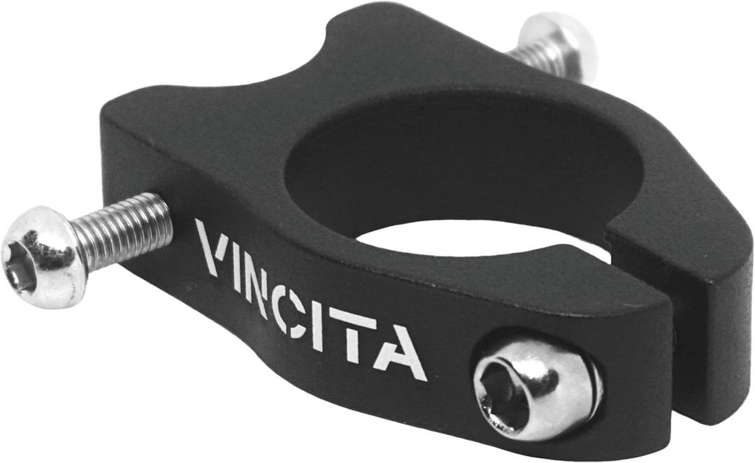 Vincita Rack Mount Seatpost Clamp - For Bike Without Rear Rack Threaded Hole Fixation - Suitable With Seatpost Diameter 31.8 mm (Seatpost Tube 34.9 mm) - Lightweight -mountain, Road, Folding Bicycle.