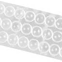 Candy Making Mold, Diamond Clear Polycarbonate Chocolate Mold Jelly Candy Making Mold 21-Piece Tray (Round candy mold)