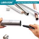 Libraton Copper Tube Cutter 1/4" to 2-3/4", Tube Cutter, Heavy-duty Tubing Cutter for Copper Pipe with Deburring Tool