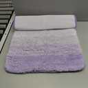 OLANLY Bathroom Rugs Mat 30x20, Extra Soft Absorbent Microfiber Bath Rugs, Rubber Backing, Quick Dry, Machine Washable Bath Mat for Bathroom Floor, Tub and Shower, Home Decor Accessories, Light Purple
