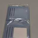 Small Wallet Women RFID Blocking Soft Leather Bifold Compact Card Holder Wallet for Women with Zipper Coin Pocket 4 ID Window (Blue)