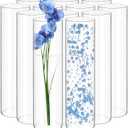 12Pack Glass Cylinder Vases for Centerpieces - 12 Inch Tall Flower Vase for Wedding Decorations, Floating Candle Holder Vase Bulk,Glass Hurricane Candle Holders for Table Shelf, Party, Home Decor