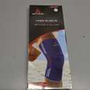 Knee Sleeve with Side Stabilizers  Compression Knee Sleeve for Knee Pain & Arthritis  Comfortable Support for Men & Women (Blue, L)