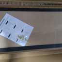 Long Cork Board for Wall, 36" x 12" Bulletin Board, Black