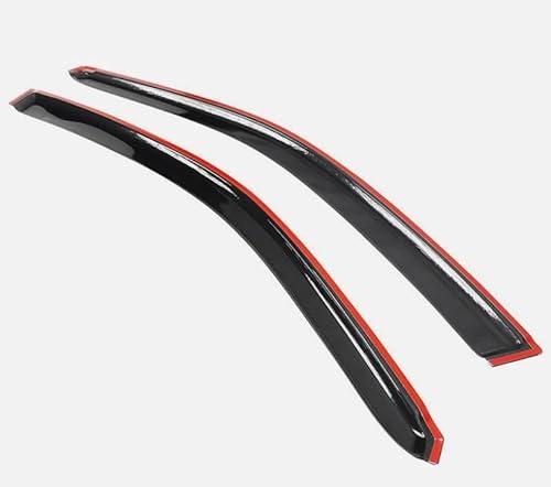 External Vent Deflectors Rain Guards for 2001-2005 Honda Civic Coupe-Window Visors Rain Sun Guard,2PCS-Smoke&Tinted