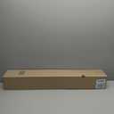 Door Kick Plate with Black Screws Thickness Satin Aluminum Door Push Plate Polished Metal Kickplate for Protection, Black Color(4 Pcs,6" x 30")