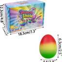 2 x JoFAN 6 Pack Butterfly Unicorn Hatching Surprise Eggs Easter Eggs for Kids Boys Girls Easter Basket Stuffers Gifts Birthday Party Favors Fillers