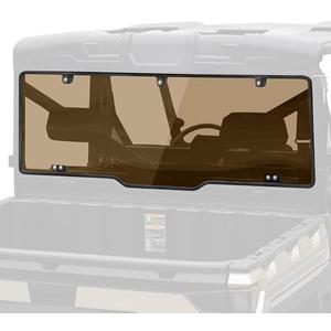 SAUTVS Dark Tinted Rear Windshield for Ranger 1000/XP 17-25, Lightly Fullsize Hard PC Back Window for Polaris Ranger XP 1000 /Crew Diesel XP 900 2017-2025 Accessories