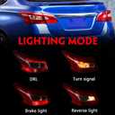 Huray Left Tail Light for Nissan Sentra 2016-2019, LED Taillight Tail lamp Rear Brake Lamp Replacement for 265553YU0A NI2804108 Driver Side LH Outer
