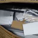 ODK 55 Inch Small L Shaped Computer Desk with Power Outlets, Corner Desk with PC Stand & Reversible Storage Shelves for Small Space Home Office Workstation, Modern Simple Writing Study Table, Black