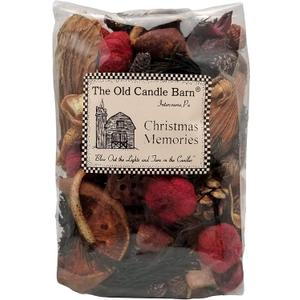 Old Candle Barn Christmas Memories Potpourri 4 Cup Bag - Perfect Fall, Winter Decoration or Bowl Filler - Beautiful Christmas Scent - Made in USA