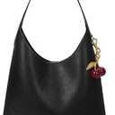 Faux Suede Hobo Bags Vegan Leather Shoulder Bag Tote for Women Medium Slouchy Designer Handbags Purses Fall Fashion