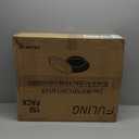 FULING 24 oz 150 ct Round Meal Prep Food Storage Containers with Lids To Go Plastic Lunch Plan Box Disposable Take Out Bowls Black BPA Free Reusable Durable Stackable Microwave Freezer Dishwasher Safe