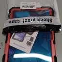 Case for iPad 10th Generation 10.9 Inch (2022), iPad (A16) 11th Generation 11 Inch (2025), Rugged i Pad Case 10th Gen with 360Rotating Stand Screen Protector Pen Holder Shoulder Strap, Red