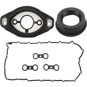 LIMICAR 11127582245 Valve Cover Gasket + 11127552280 Engine Camshaft Adjuster Eccentric Shaft Actuator Seal Compatible with E81 E87 E90 E91 E92 E93 E60 E61 E65 E66 X3 X5 Z4 3.0L