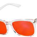 100% Blue Light Blocking Glasses - Women + Men - Better Sleep - Anti Eye Strain Protection - Computer Screens Gaming (B3 Clear Crystal)