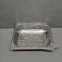 Agolctry 4 Pack Hotel Pan Half Size 2.5 Inch Deep 1/2 Size Stainless Steel Steam Table Pan Breading Trays for Chafing Dishes Buffet Food Catering Supplies Party