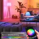 Brightever Smart A19 LED Light Bulbs, 60W Equivalent 800LM Color Changing E26 9W Bluetooth Light Bulbs with Remote Control, 16 Million DIY Colors RGBWW, Music Sync, 2-Pack