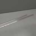 Shower Door Bottom Seal, 2-Pack Frameless Door Seal for 5/16 Inch Glass Door-39 Long Ultra Clear Shower Door Seal Strip, Stop Shower Leaks and Create a Water Barrier(5/16" Door, Long Sweep)