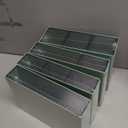 Desk Storage Organizer with 9 Drawers, 4 Tiers Stackable Desktop Craft Storage Drawers, Clear Storage Box Caddy for Stationary Makeup Jewelry Office Craft Supplies (Green)