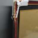 14x17 Diploma Frame with Black over Gold Mat, 16x20 Certificate Frame, Real Wood with Gold Trim, Mahogany with Tempered Glass