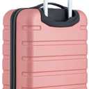 Travelers Club Harper Luggage, Rose Gold, 22-Inch Carry-On, 20-inch Carry-on