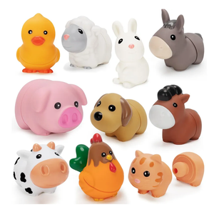 V-Opitos 2 Pack Farm Animal Matching Toys, Montessori Gifts for 1-3 Year Old Toddlers