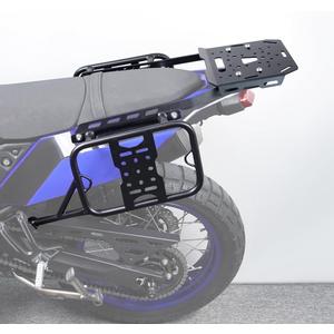 Xitomer Motorcycle Top Cargo Luggage Rack and Side Pannier Rack Fit for Tenere 700 XTZ690 2024 2023 2022 2021 2020 2019 Saddlebag Support Rack