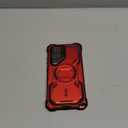 i-Blason Armorbox for Samsung Galaxy S25 Ultra Case MagSafe with Camera Cover Stand [Support Wireless Charger] 360 Full-Body Case with Screen Protector & Kickstand Phone Case for S25 Ultra, Red