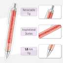 Mr. Pen- Christian Pen Set, 50 Pack, Black Ink, Gradient Ombre, Bible Verse Pens Bulk, Ballpoint No Bleed Through