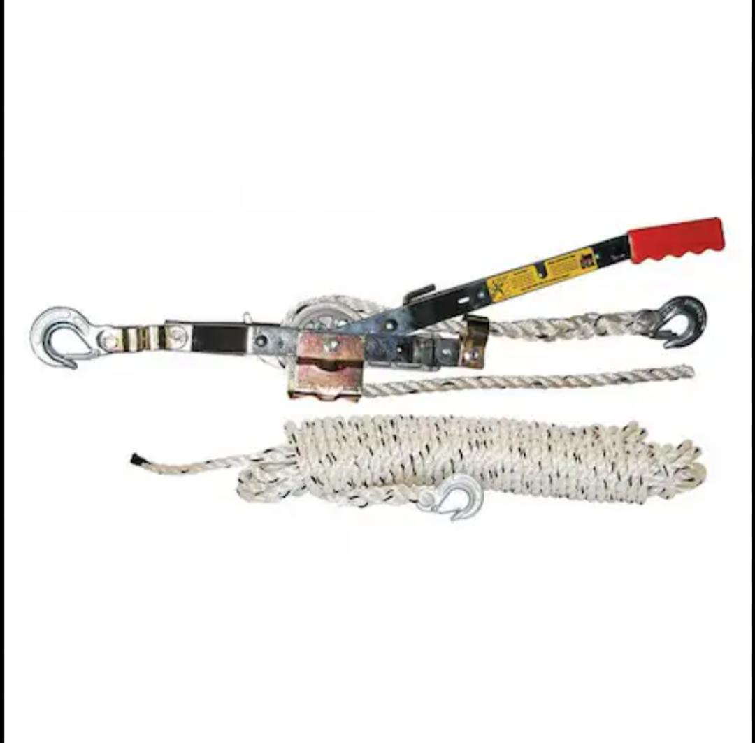 100 ft. Rope Ratchet Puller with 19 in. Handle