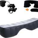Onirii Inflatable Car Air Travel Mattress Back Seat Gap Pad with Air Pump,51.2"10.6"14.6" Portable Cushion Camping Sleeping Gap Pad Air Couch for Small Compact Car SUV