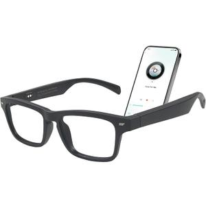 Smart Glasses for Men Women, Blue Light Filtering Lenses, Bluetooth 5.3 Music Glasses - Smart Touch, Open-Ear Clear Sound, Voice Call, Ultralight Comfortable Design for Reading Office Working