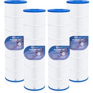 Future Way 4-Pack C4030 Pool Filter Cartridges Replacement for Hayward SwimClear C4030, C4025,C4020, Replace Hayward CX880XRE, Pleatco PA106, Unicel C-7488, 425sq.ft Future Way 4-Pack C4030 Pool Filter Cartridges Replacement for Hayward SwimClear C4030, C4025,C4020, Replace Hayward CX880XRE, Pleatco PA106, Unicel C-7488, 425sq.ft