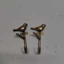 SOFFEE DESIGN 2pcs Metal Coat Hooks with Gold Little Bird Branch Shape, for Entryway, Bathroom, Bedroom Farmhouse Decoration