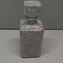 Unique Diamond Rhinestone Decanter | 730 mL | Luxurious Whiskey, Tequila, Wine Decanter - Dazzling Bling All Over Silver Rhinestone Carafe For Spirits, Bourbon, Scotch, Durable Thick Glass