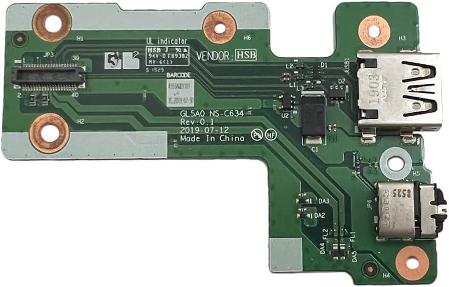 USB Card Reader Board Module Without Cable Replacement for Lenovo ThinkPad L15 20U3 20U4 20U7 20U8 5C50S73039 NS-C634