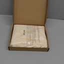 Fomcet 6FT Wedding Arch Cover BeigeSpandex Fitted Fabric Arch Backdrop Cover Round Top Chiara Backdrop Covers for Birthday Party Baby Shower Wedding Ceremony Decoration