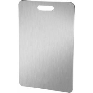 Titanium Cutting Boards - 100% Pure Titanium Cutting Boards for Kitchen - Cutting Edge Hygiene & Durability, Dishwasher Safe Ideal, Perfect for Various Cooking Tasks (16 x 11 in)