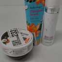 1. Bodycology Shea Butter Body Cream, Hawaiian Beach, 8 oz 2. Palmer's Coconut Oil Formula Brazilian Coco Cream  3. COLOR WOW Xtra Large Bombshell Volumizer, 6.5 fl oz