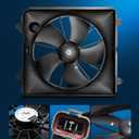 PHILTOP 620212 Radiator Cooling Fan Assembly, Fit for 2007-2009 CR-V | Replace # 620212, 19020PNA003, 19030RZAA01, 19020PNLG01, 19015RZAA01