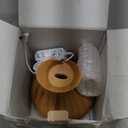 Sierra Modern Home Smart WiFi Wireless Essential Oil Aromatherapy Diffuser - Works with Alexa & Google Home  Phone App & Voice Control - 400ml Ultrasonic Diffuser & Humidifier - LED & Timer Settings (Light Brown)