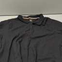 French Toast Womens Short Sleeve Stretch Pique Polo Shirt (X-Large, Black)