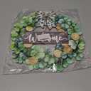 St. Patrick's Day Decorations Wooden Shamrock Door Wreath for Front Door Welcome Sign, St. Patrick's Decor Hanging Sign Farmhouse Outdoor Indoor Shamrock Clover Spring Wall Home Decor